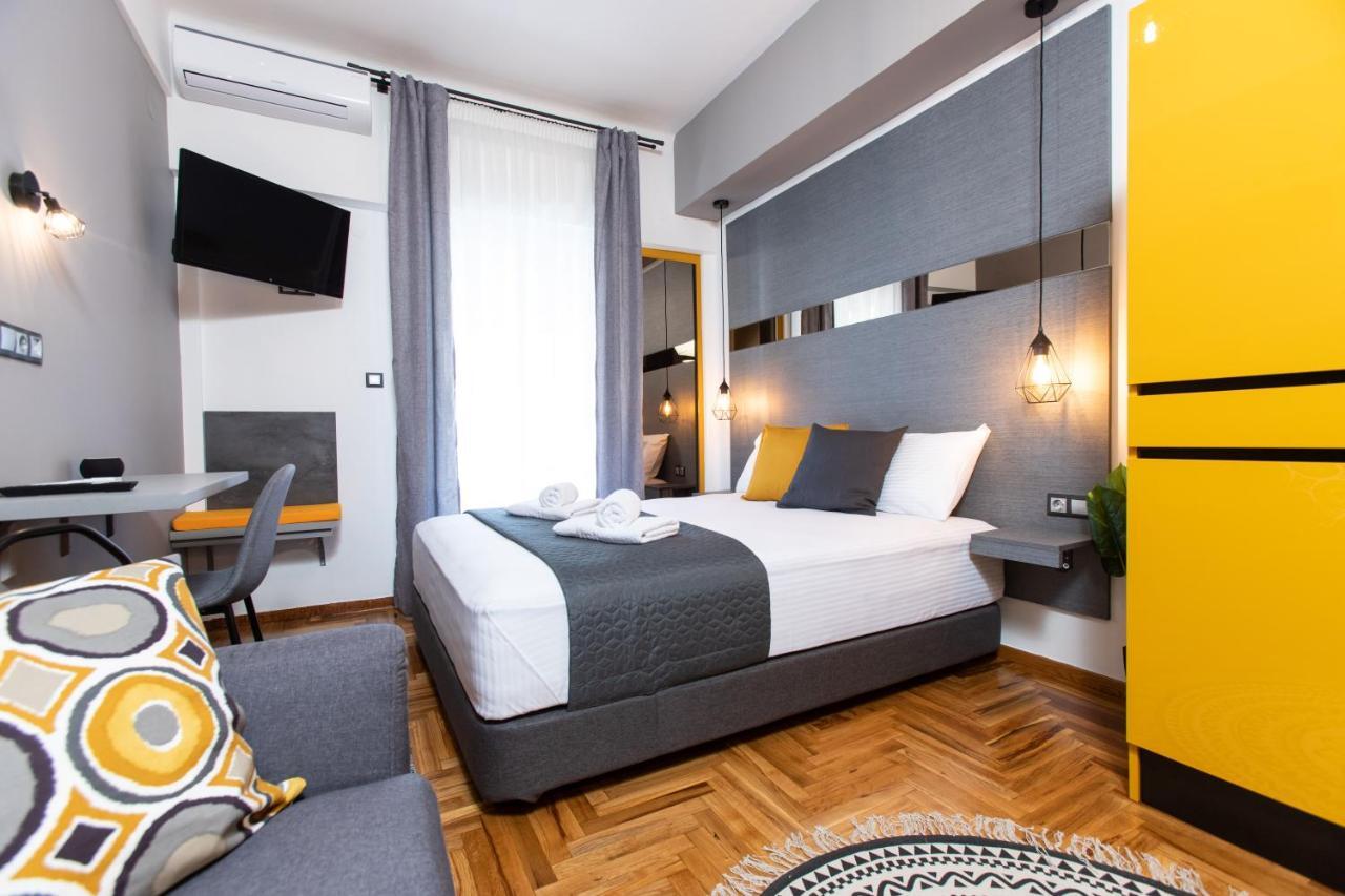 Downtown Luxury Boutique Suites : The Yellow Suite Saloniki Zewnętrze zdjęcie