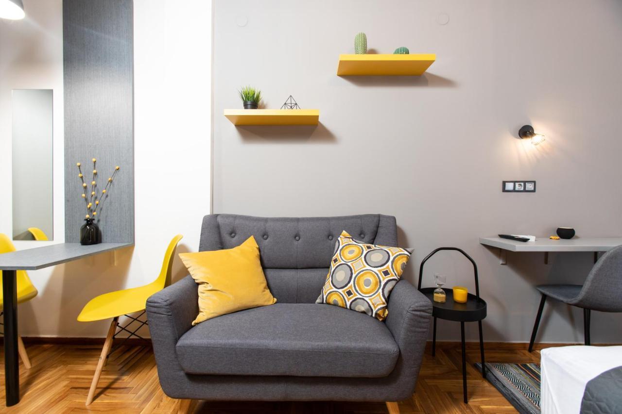 Downtown Luxury Boutique Suites : The Yellow Suite Saloniki Zewnętrze zdjęcie